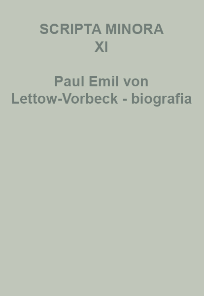 Paul Emil von Lettow-Vorbeck - biografia